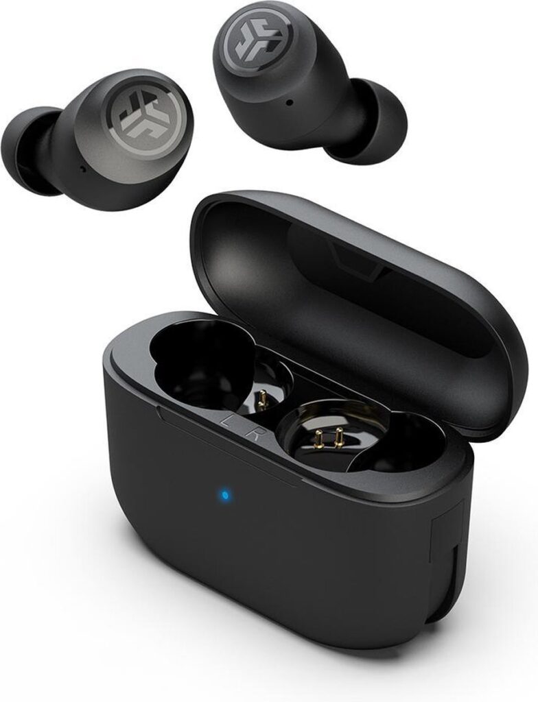 JLAB Go POP Draadloze oordopjes - Bluetooth - 35 uur speeltijd - Met Microfoon - Oortjes Draadloos - Geschikt voor Android en Apple - Zwart