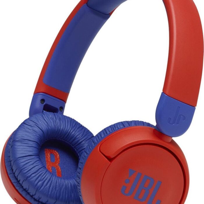 JBL JR310BT Kids - Draadloze on-ear koptelefoon - Rood/Blauw