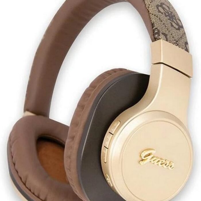 Guess 4G Script Logo - Bluetooth Stereo Over-Ear Koptelefoon - Bruin