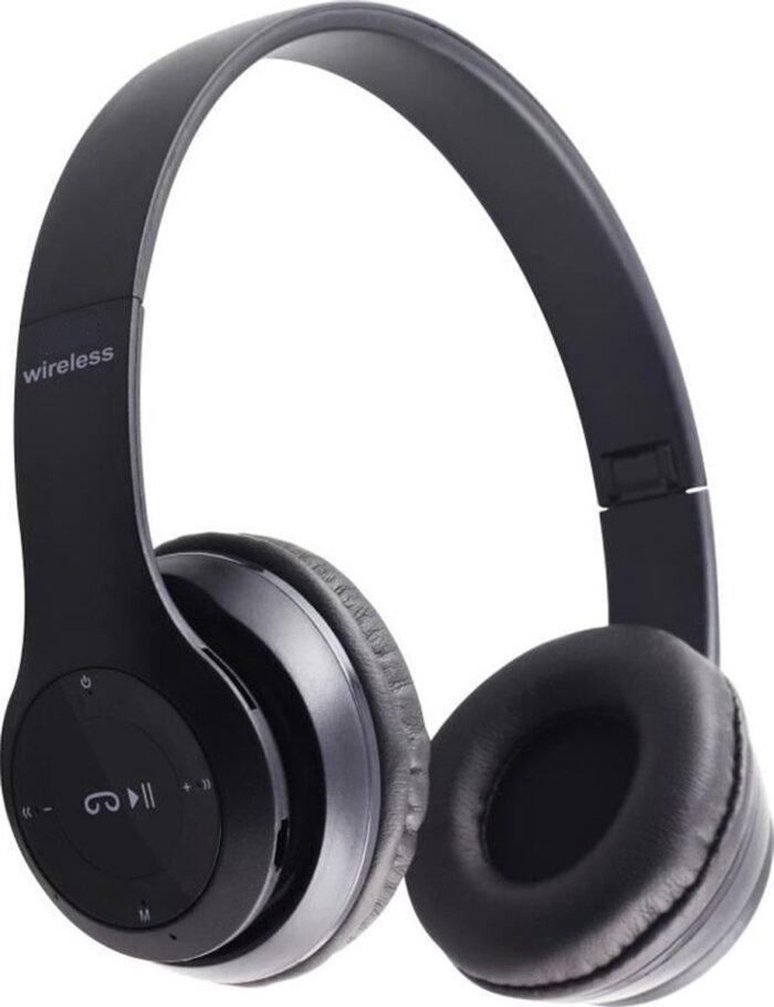 Hoofdtelefoon met microfoon en bluetooth vs 5.0. ZWART
