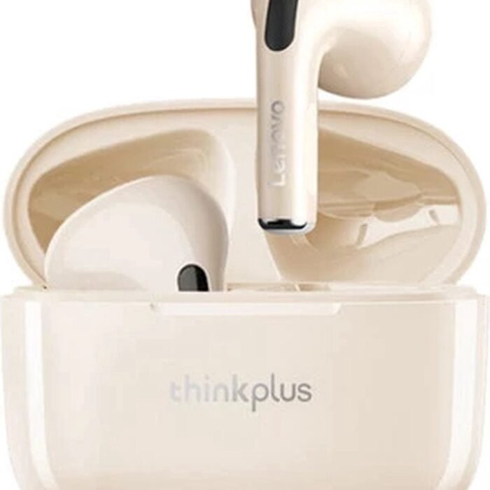 Lenovo LP40 II - Draadloze Oordopjes - Volledig draadloze oordopjes - Noise Cancelling - Oplaad Case - Bluetooth 5.3 - Beige