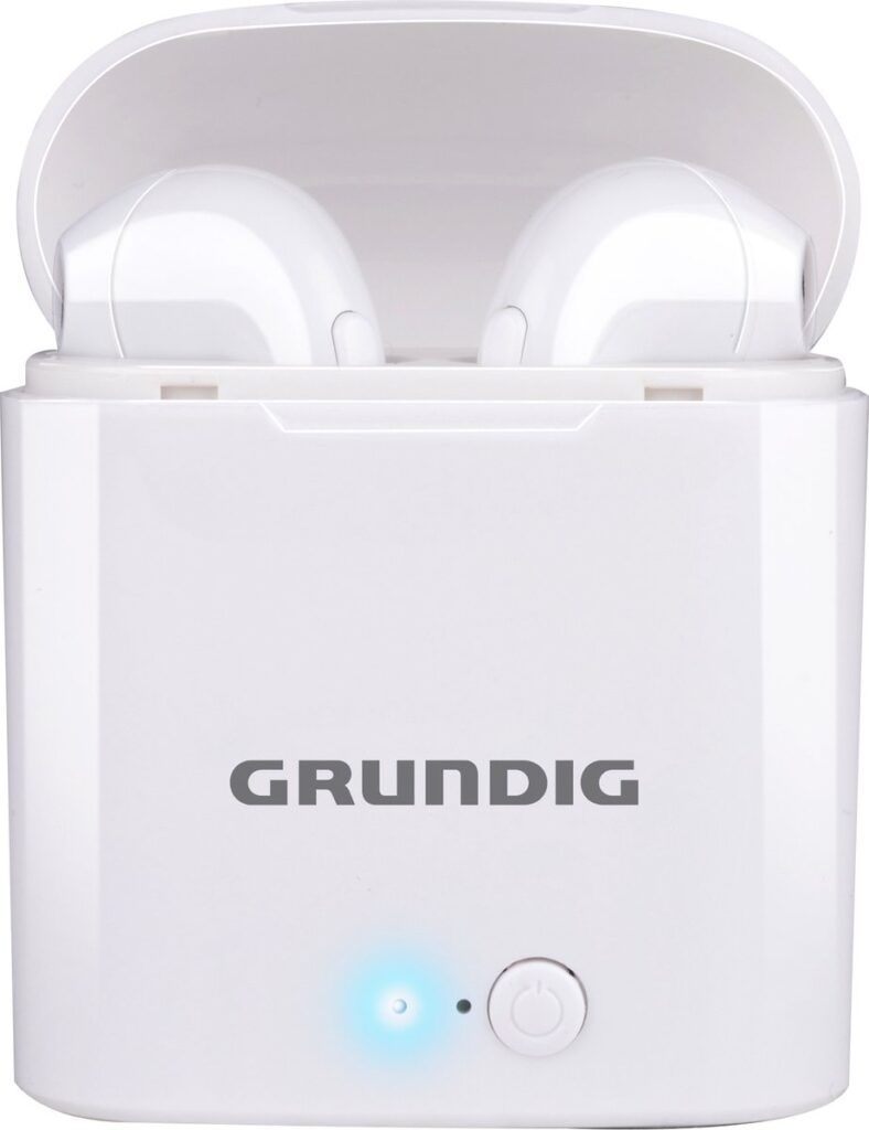 Grundig Draadloze Oordopjes - Bluetooth In Ear Oordopjes 400mAh - Oortjes Draadloos met 2 Uur Afspeeltijd - Earbuds voor Hands Free Bellen - Incl. Oplaadcase USB-C Oplaadkabel
