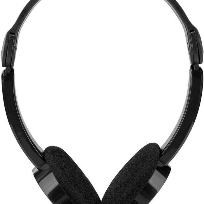 Opvouwbare Stereohoofdtelefoon met Microfoon - 3.5mm Jack - On-ear - Voor Kinderen - Zwart .