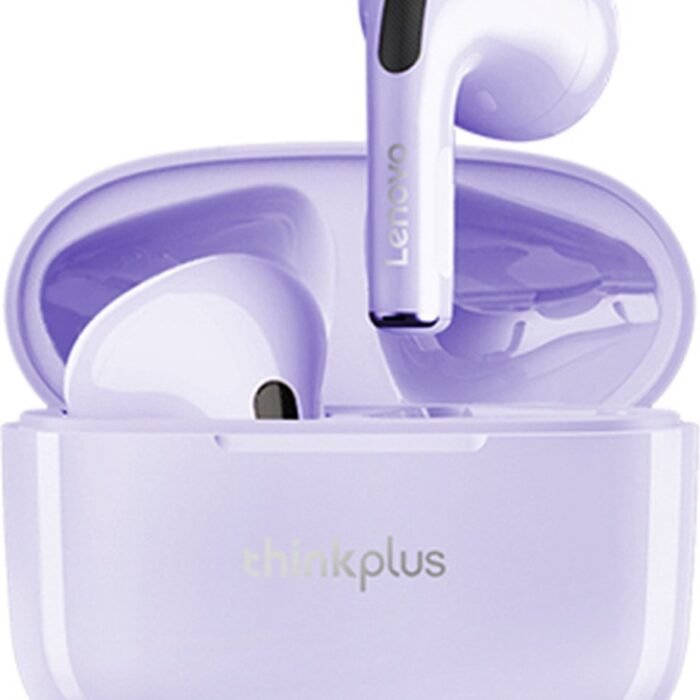 Lenovo LP40 II - Draadloze Oordopjes - Volledig draadloze oordopjes - Noise Cancelling - Oplaad Case - Bluetooth 5.3 - Donkerpaars