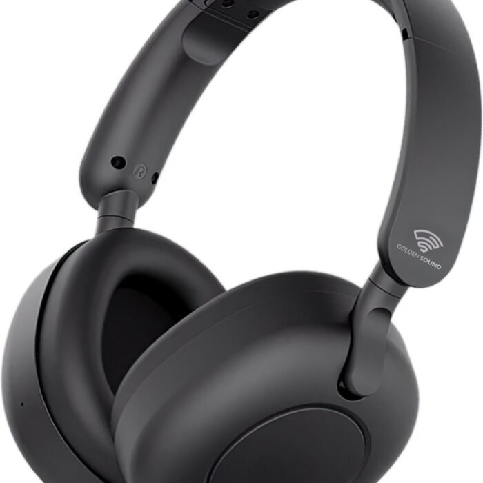 Golden Sound Tune - Draadloze Koptelefoon - Active Noise Cancelling tot 35 dB - Over ear hoofdtelefoon - Bluetooth - 65 uur batterijduur - Geschikt voor elke smartphone & laptop - Koptelefoons