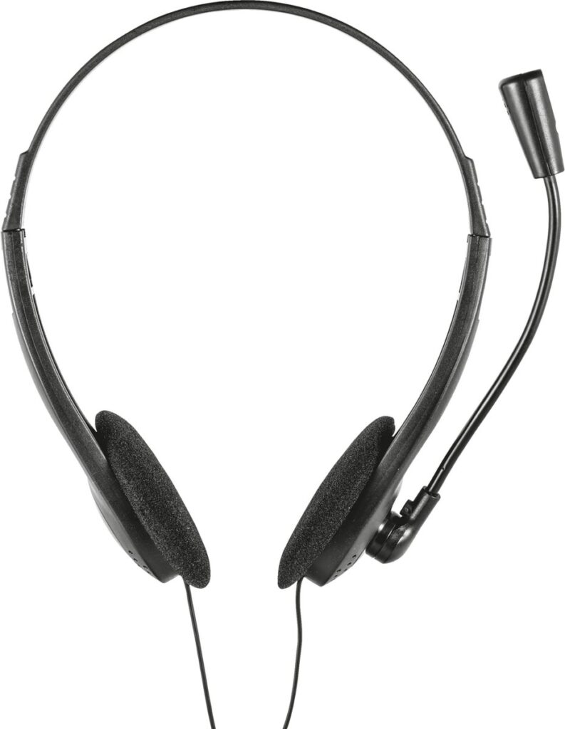 Trust HS-100 Headset Bedraad Hoofdband Kantoor/callcenter Zwart