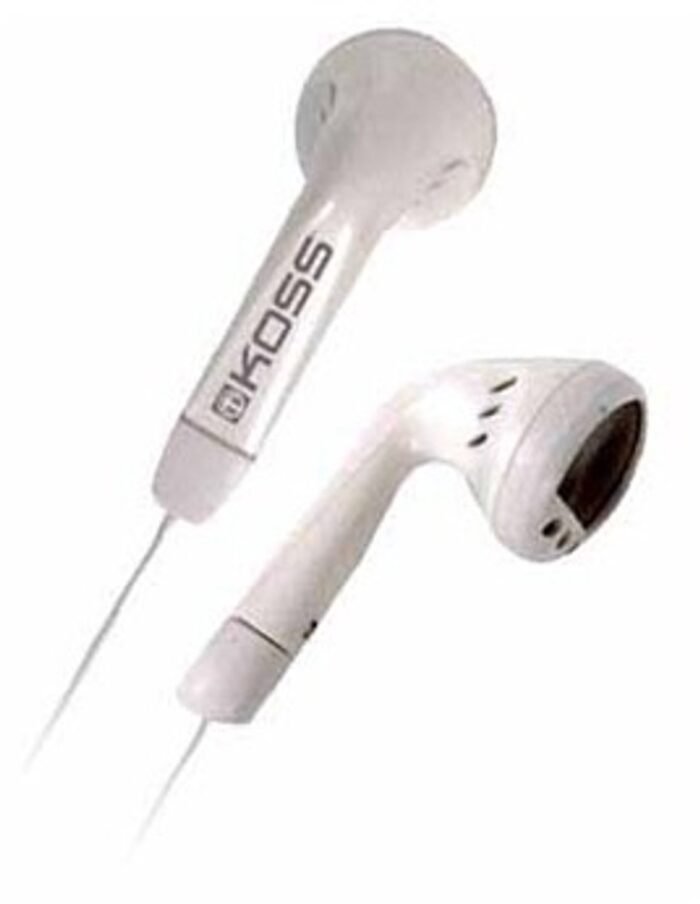 Koss Hoofdtelefoon In-ear KE7 Witte + Zwarte Set