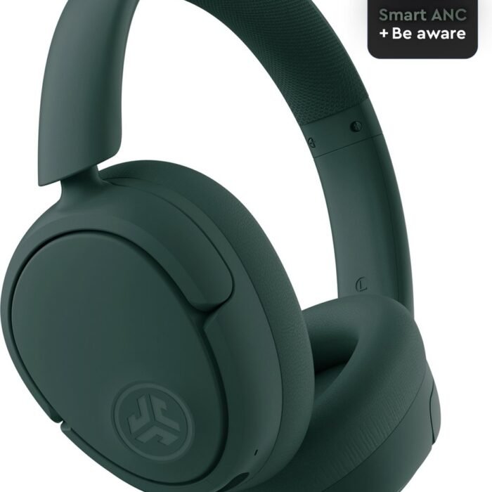 JLAB Jbuds LUX ANC Koptelefoon Draadloos - Noise Cancelling Hoofdtelefoon – 70 Uur Speeltijd – Be Aware Audio – Bluetooth Multipoint – Aanpasbare Equalizer Instellingen – Inklapbaar Design Met Zachte Oorkussens - Groen