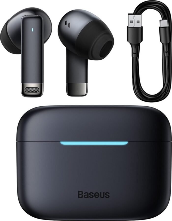 Baseus Bowie E9 - Draadloze Oordopjes - Noise Cancelling - Zwart