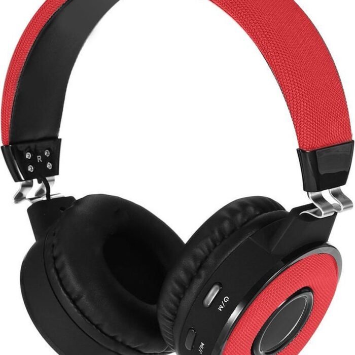 Draadloze Koptelefoon met Bluetooth - on-ear – rood