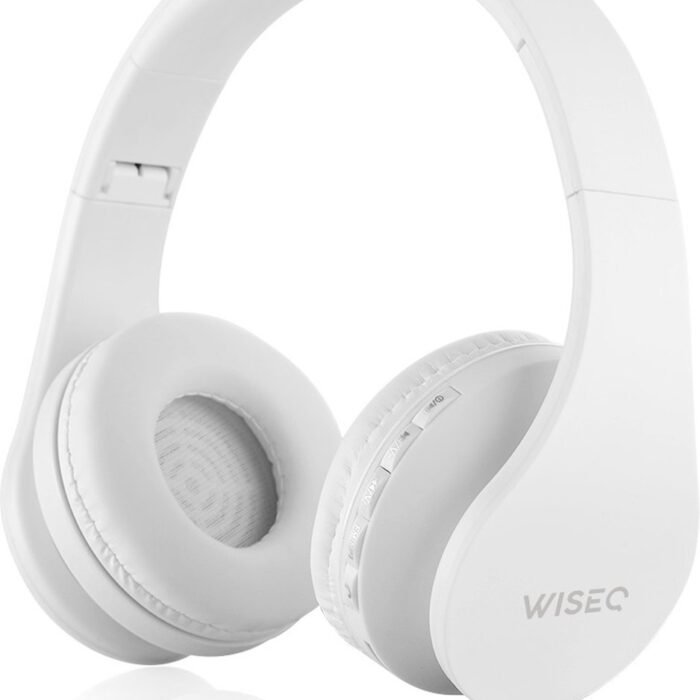 WiseQ Draadloze Koptelefoon Voor Kinderen - Bluetooth 5.0 - Wit - Verstelbaar - Kinderkoptelefoon