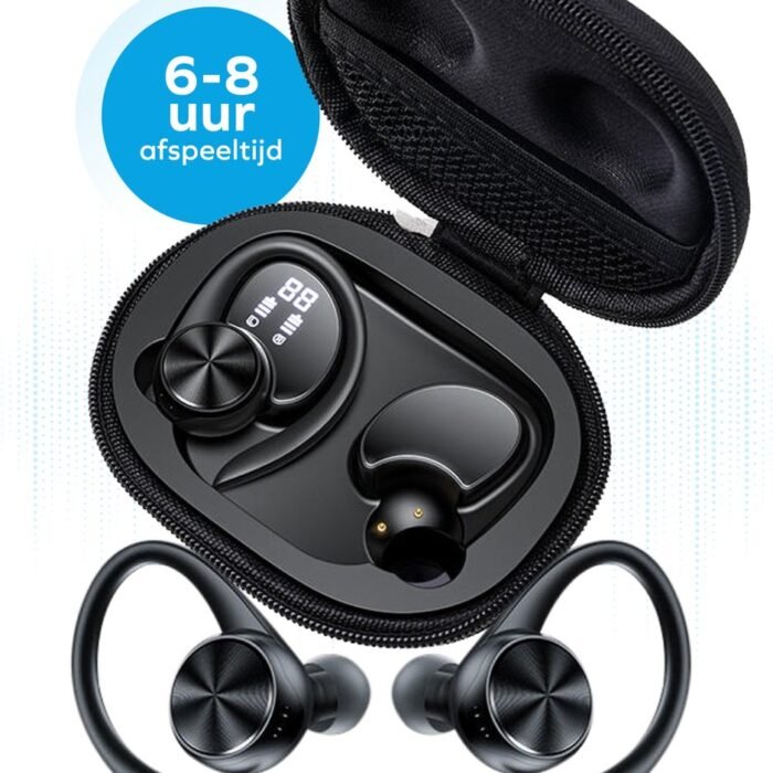 Double MM100 - Oortjes - Draadloze oordopjes - Bluetooth Oordopjes - Sport Oordopjes - Sport Oortjes - Oordopjes draadloos - Lekkere Bass