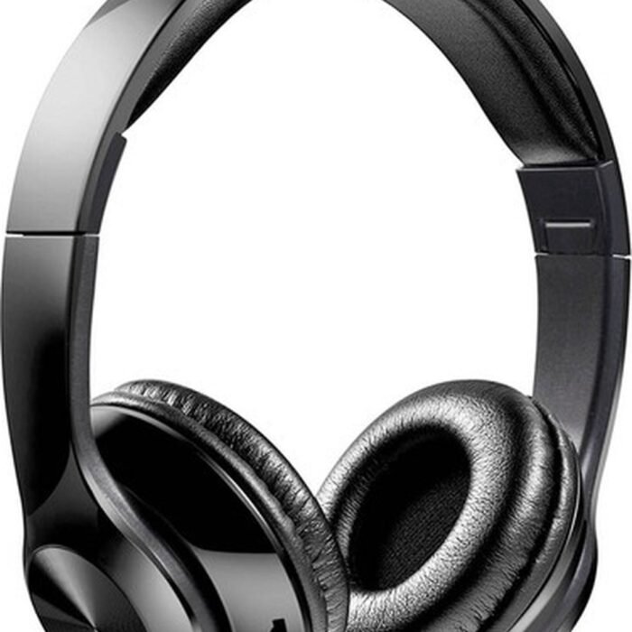 DrPhone Draadloze Bluetooth 5.0 Koptelefoon met 4 functies - Micro SD kaart - FM - AUX - Handsfree Met Microfoon & Diepe Bass - Zwart