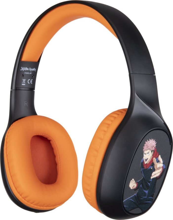 Jujutsu Kaisen - draadloze over-ear koptelefoon - 30 uur speeltijd - microfoon - bluetooth 5.3 - verstelbaar