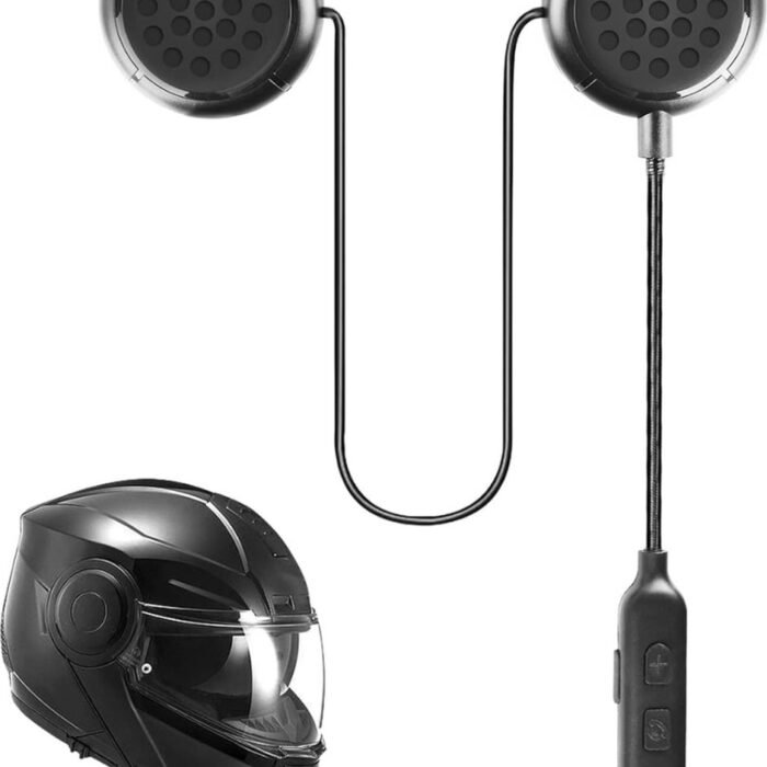 DD Motorhelm Headset - Helm Headset - Koptelefoon - Waterdicht - 15x12x3cm - Zwart