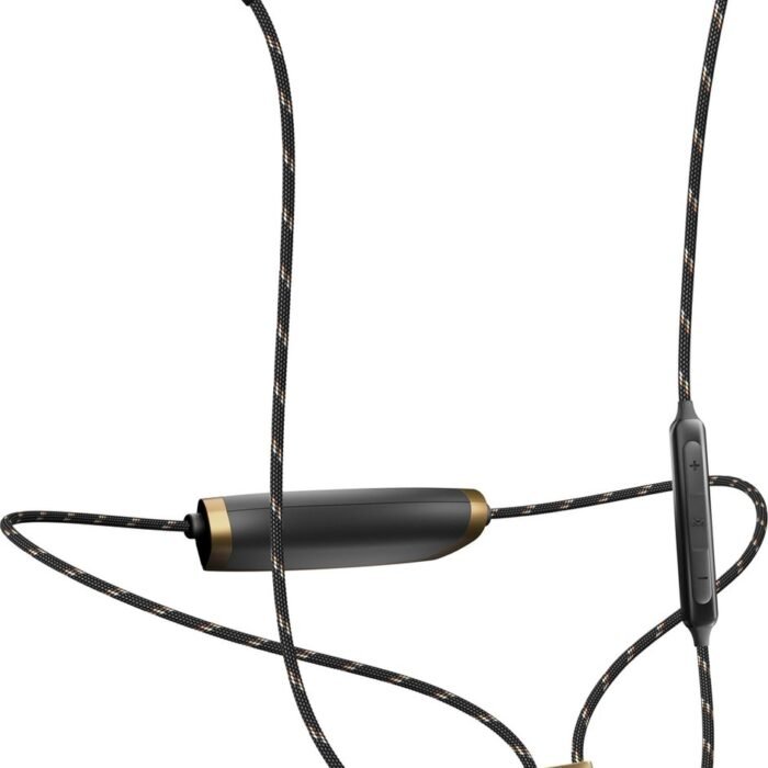 House of Marley Uplift 2 bluetooth oordopjes met nekband - oordopjes bluetooth - draadloze oortjes - duurzaamheid - goud