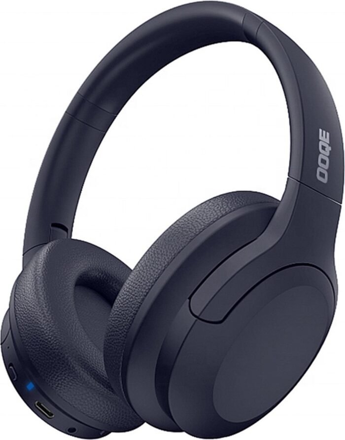 OOQE PRO HX9 - Koptelefoon | Koptelefoon Bluetooth | Koptelefoon Draadloos | Koptelefoon met Microfoon | Passive Noise Cancelling | ClearTone: Zuiver | Nieuwste Bluetooth 5.3 | Opvouwbaar | Ergonomisch | Energiezuinig: Lange Batterijduur | Blauw