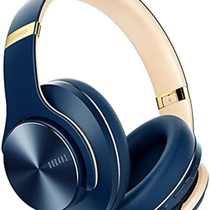 Draadloze Bluetooth Hoofdtelefoon met 90 Uur Speeltijd, 3 EQ-modi, Ingebouwde Microfoon, Comfortabele Oorbescherming - Marineblauw