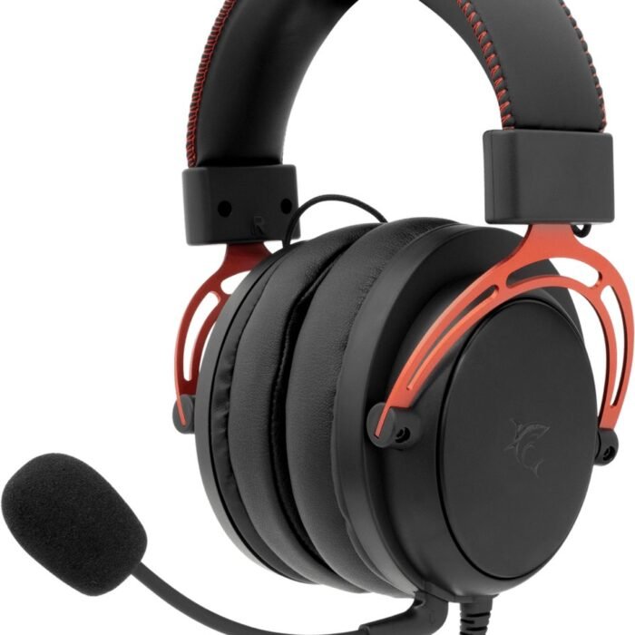 White Shark - GORILLA Zwart/ Rood - Gaming Headset