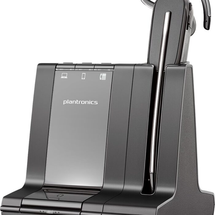POLY 211819-11 hoofdtelefoon/headset Bedraad en draadloos Kantoor/callcenter Bluetooth Zwart
