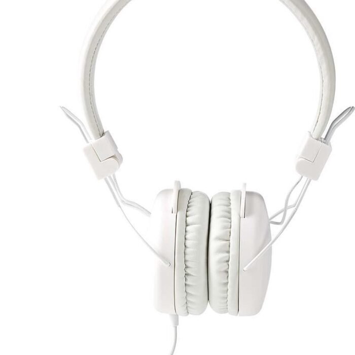 Nedis Bedrade On-ear Koptelefoon - 3,5 mm - Kabellengte: 1.20 m - Wit
