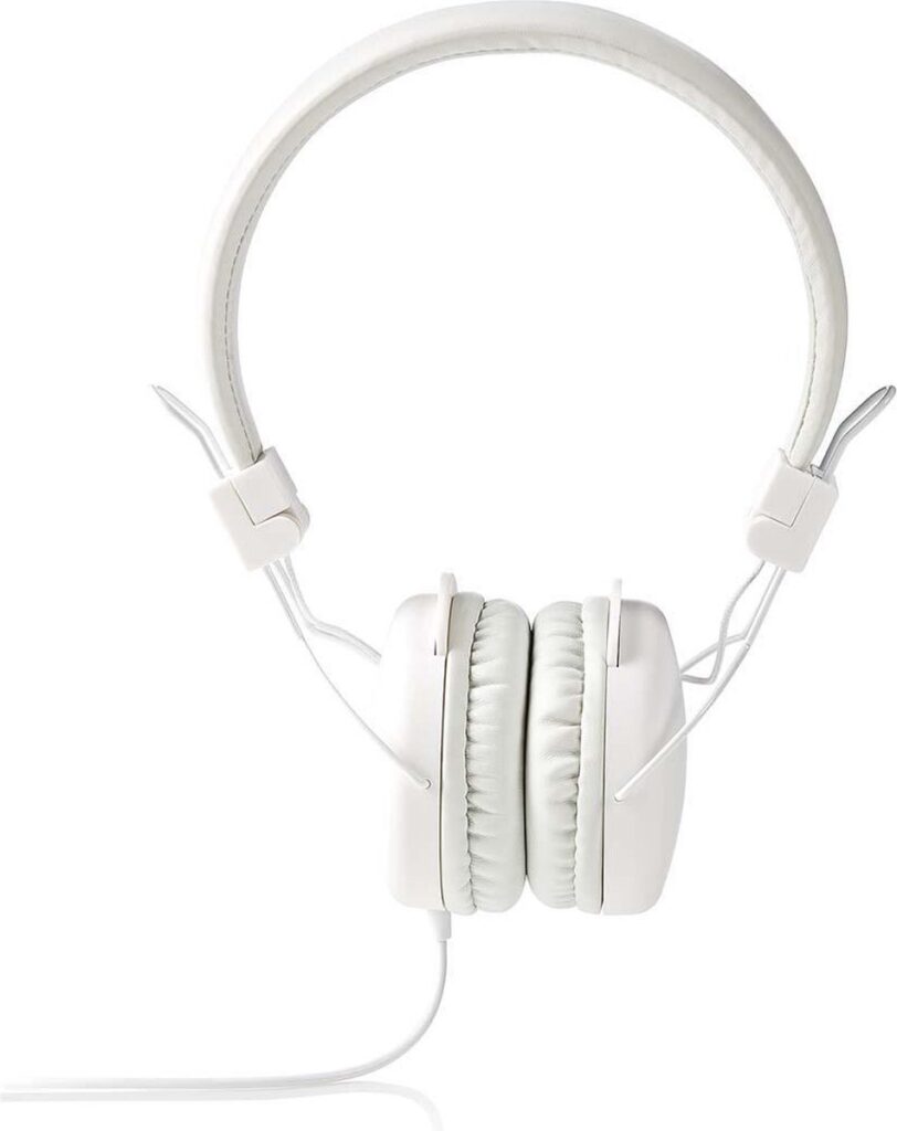 Nedis Bedrade On-ear Koptelefoon - 3,5 mm - Kabellengte: 1.20 m - Wit