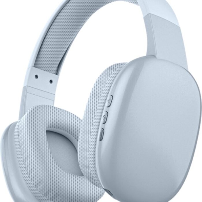 TechU™ Draadloze Koptelefoon Bluetooth 5.0 – Game Headset – Hoofdtelefoon voor Muziek, Podcast & Gamen – Zilver