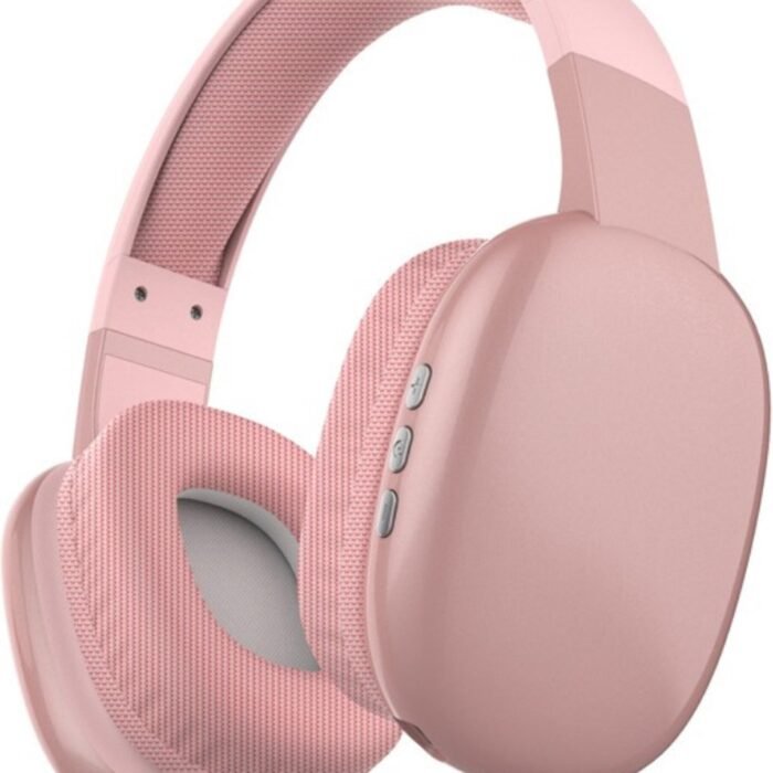 TechU™ Draadloze Koptelefoon Bluetooth 5.0 – Game Headset – Hoofdtelefoon voor Muziek, Podcast & Gamen – Roze