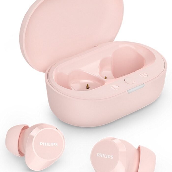 PHILIPS TAT1209PK True Wireless In Ear Bluetooth Headphones - Kleine oordopjes, Geweldige kwaliteit, Natuurlijk geluid met dynamische bass, Duidelijke gesprekken en Kleine oplaadhoes - Roze