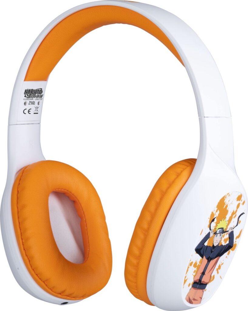 Naruto - draadloze over-ear koptelefoon - 30 uur speeltijd - microfoon - Bluetooh 5.3 - verstelbaar
