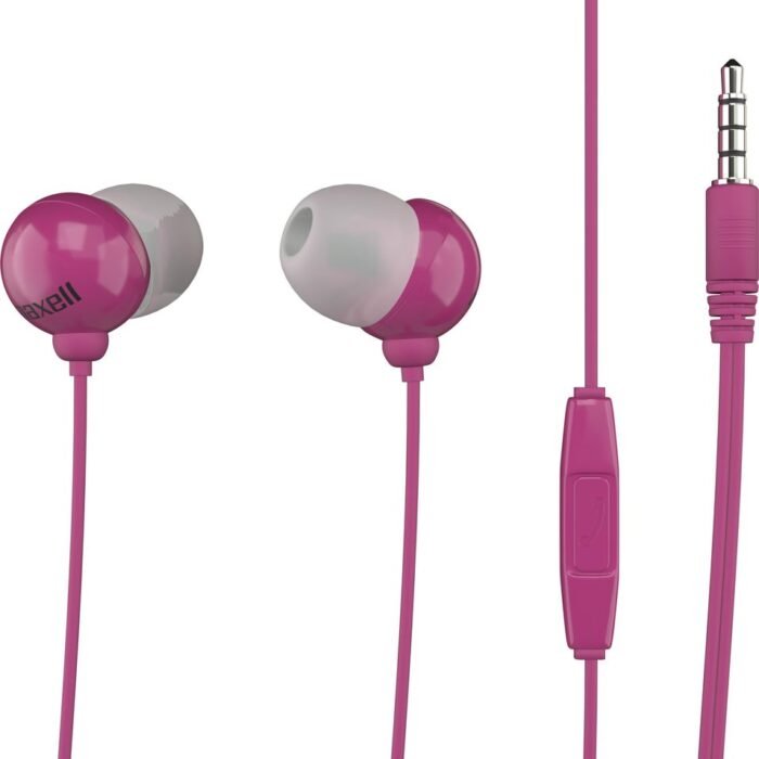 Maxell PlugZ met microfoon roze