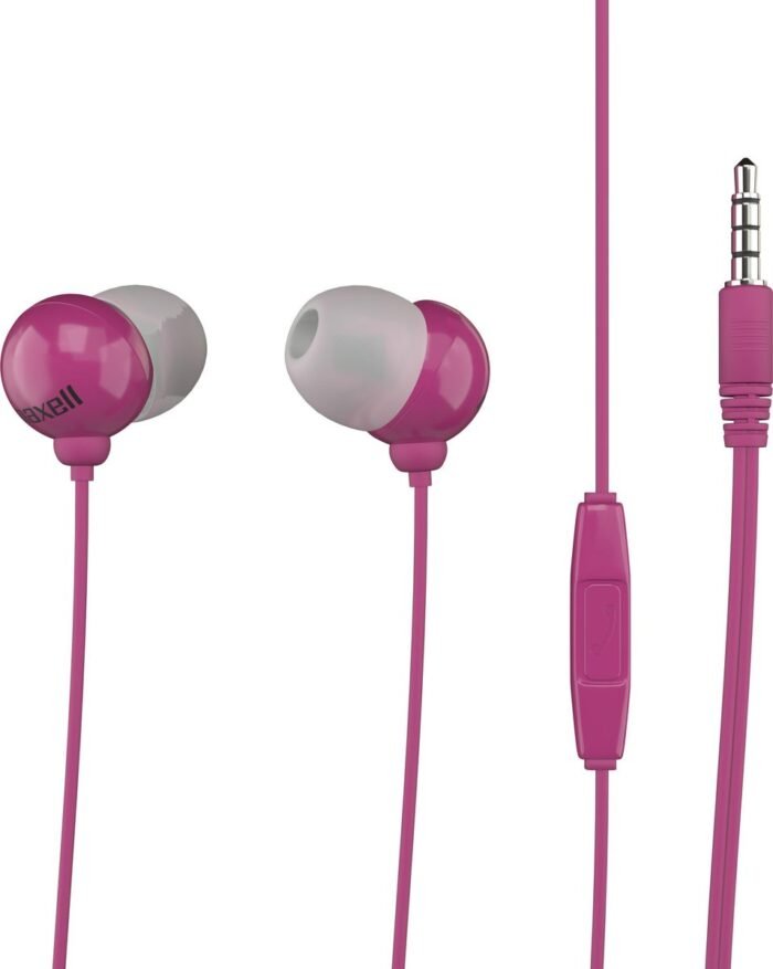 Maxell PlugZ met microfoon roze