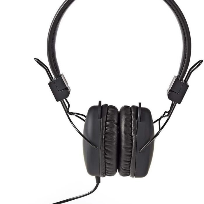 Nedis Bedrade On-ear Koptelefoon - 3,5 mm - Kabellengte: 1.20 m - Zwart