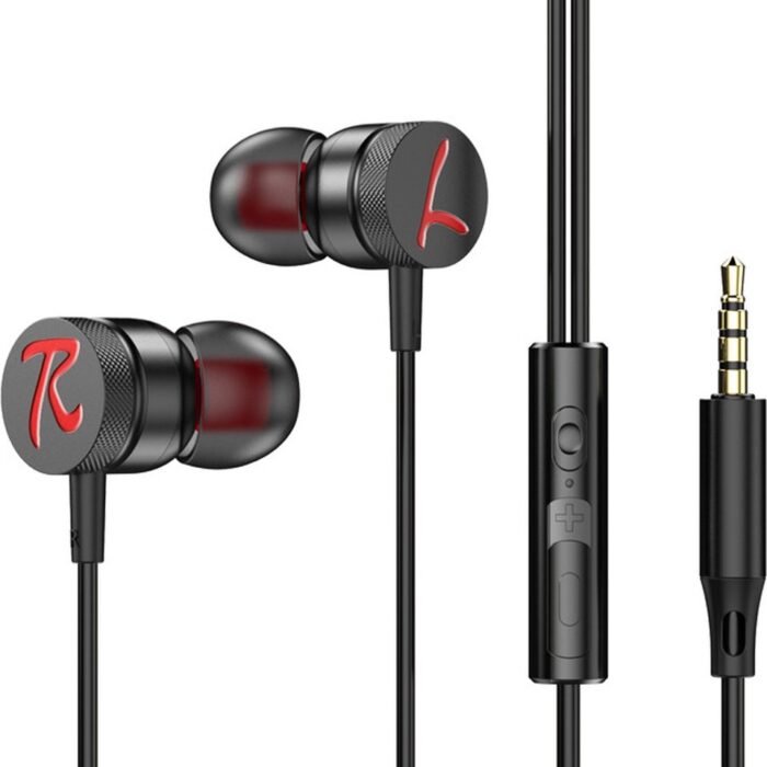 Hoco - In Ear Oordopjes - Oortjes met draad en microfoon - Zwart