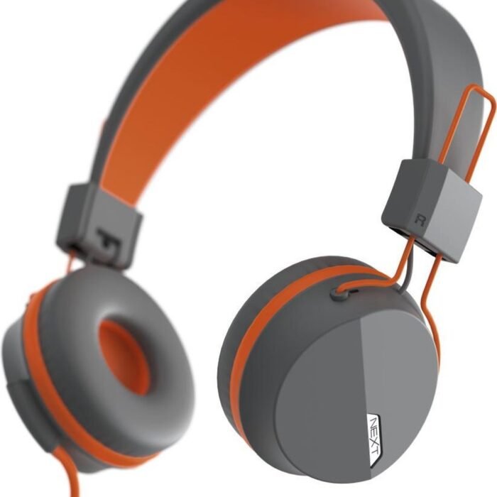 Hama 00184046 hoofdtelefoon/headset Bedraad Hoofdband Oproepen/muziek Grijs, Oranje