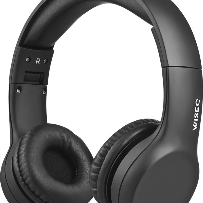 WiseQ Junior Kinderkoptelefoon - Koptelefoon voor Kinderen van 3 tot 9 jaar - Bedraad - Zwart