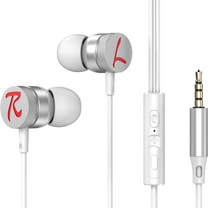 Hoco - in ear oordopjes - Oortjes met draad en microfoon - Wit