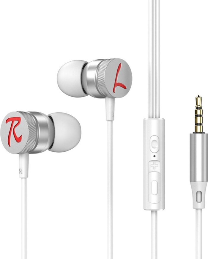 Hoco - in ear oordopjes - Oortjes met draad en microfoon - Wit