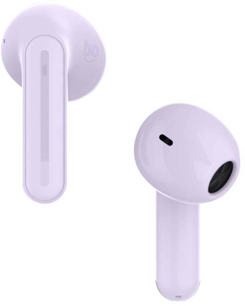 pocobob® GO - draadloze oordopjes - Light Purple oordopjes - Semi in-ear - Met ENC microfoon - Half in-ear Bluetooth oortjes