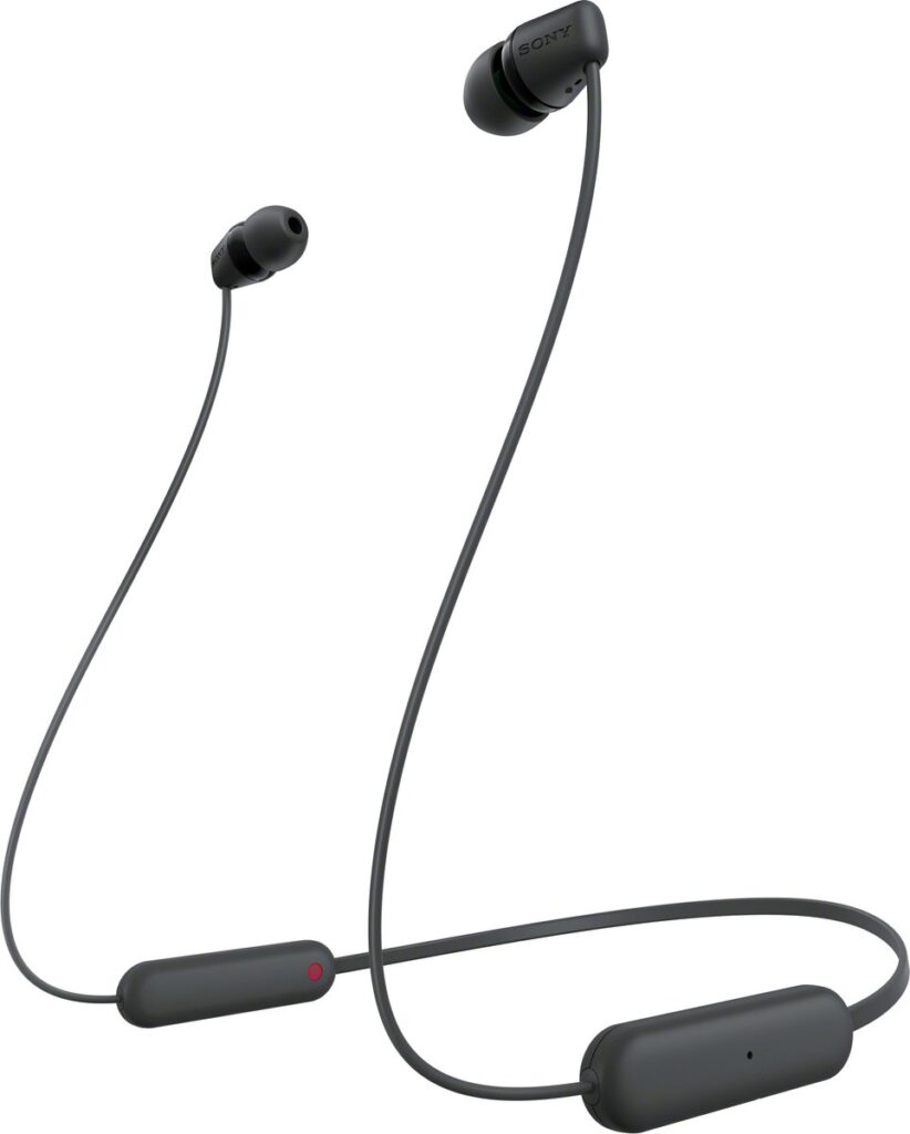 Sony WI-C100 - Draadloze oordopjes - Zwart