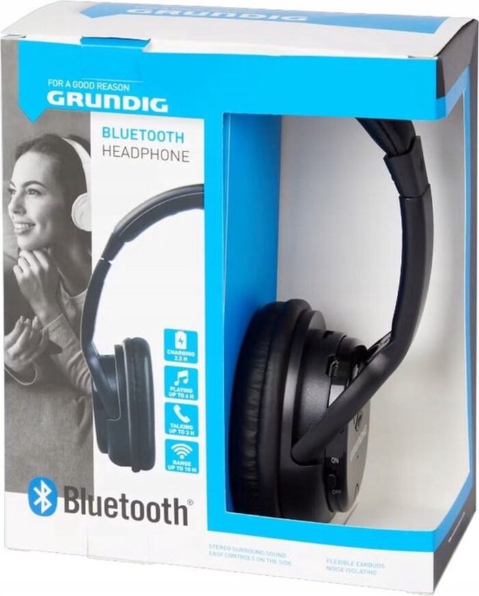 Grundig koptelefoon zwart hoofdtelefoon bluetooth