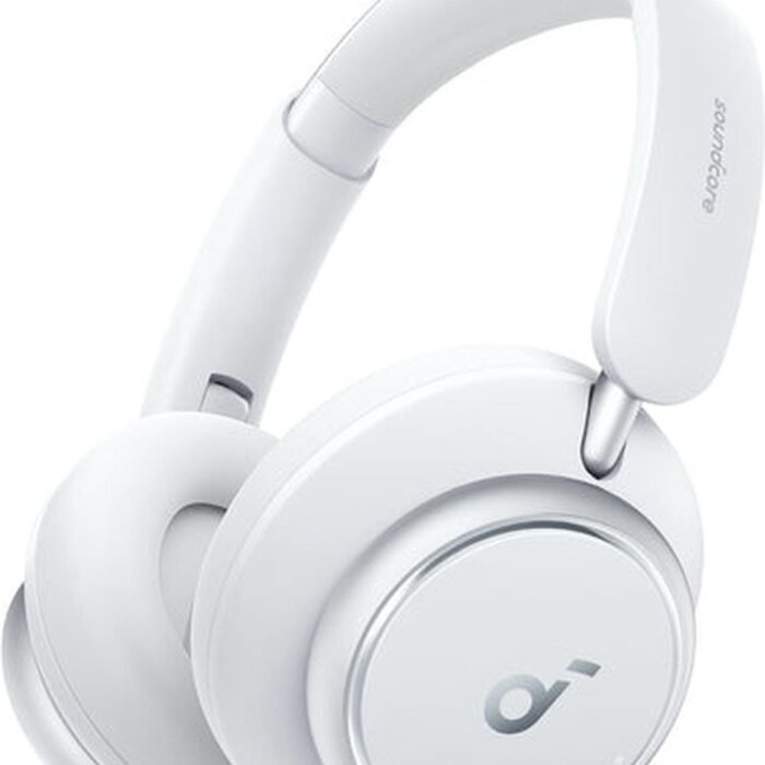 soundcore by Anker Space Q45 Draadloze Over-ear Koptelefoon Wit - Headphones - Active Noise Cancelling tot 98%, Multipoint Connection, 65 uur accuduur, Bluetooth 5.3, LDAC, Hi-Res Certified