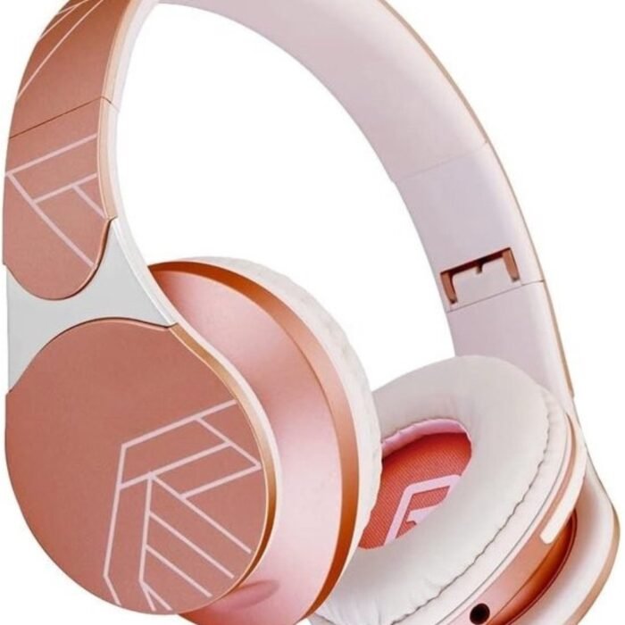 StayPowered Draadloze Koptelefoon - Geniet van Draadloos Hifi Stereo Geluid - 50mm Drivers - Zachte Oorkussens - Lange Batterijduur - Ingebouwde Microfoon - Opvouwbaar Design - Roze - Levering Sneller dan Aangegeven!