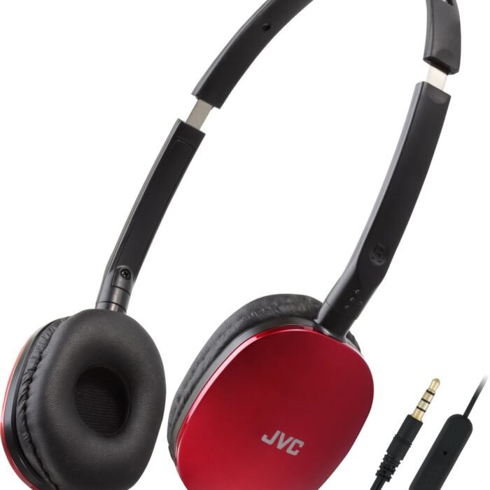 JVC HA-S160M - Vederlichte opvouwbare on-ear hoofdtelefoon - Rood