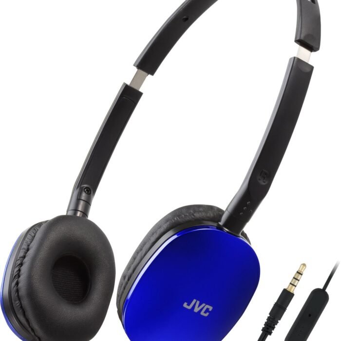 JVC HA-S160M - Vederlichte opvouwbare on-ear hoofdtelefoon - Blauw