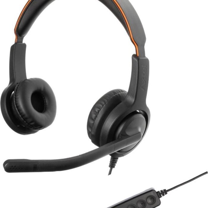 Axtel Voice UC40 duo NC USB koptelefoon voor PC/Laptop | Office Headset, Thuiswerk en Muziek | Skype for Business