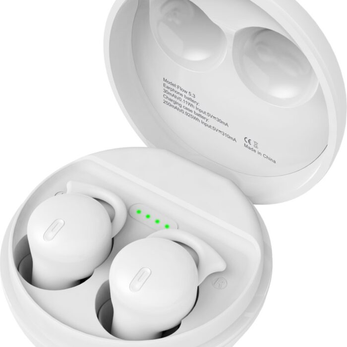 EstYo - Bluetooth Oordopjes - Draadloze oordopjes - Draagcomfort- Onafhankelijk Getest- Wit - Mooi geluid - Lange Batterijduur - Oortjes Draadloos - Sport oordopjes - Slaap oordopjes - Batterij indicator - Draadloze oortjes- Touch bediening