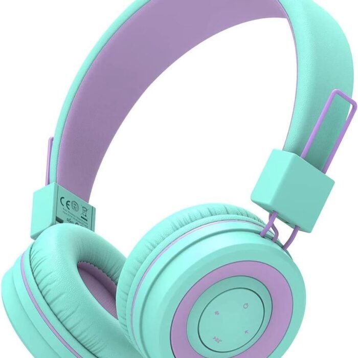 Bluetooth Hoofdtelefoon voor Kinderen met Microfoon, Volumeregeling en Opvouwbaar Ontwerp
