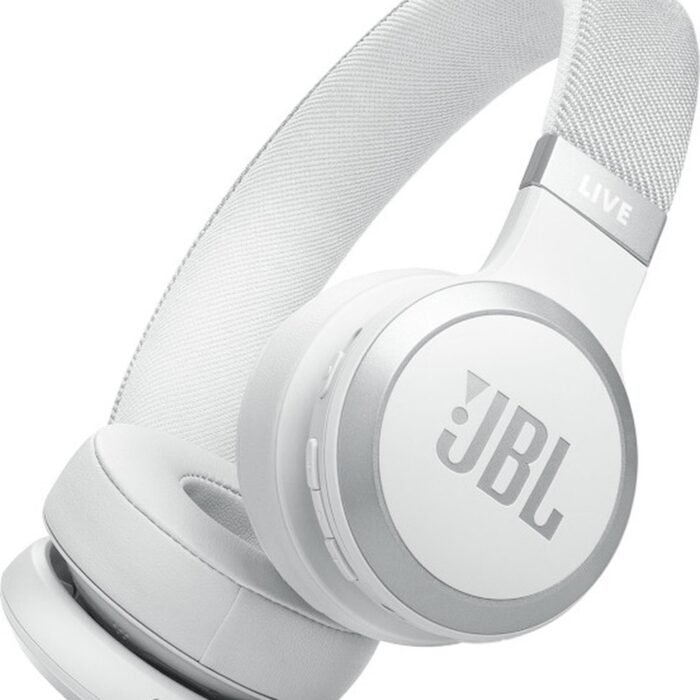 JBL Live 670NC - Draadloze on-ear koptelefoon met noise cancelling - Wit