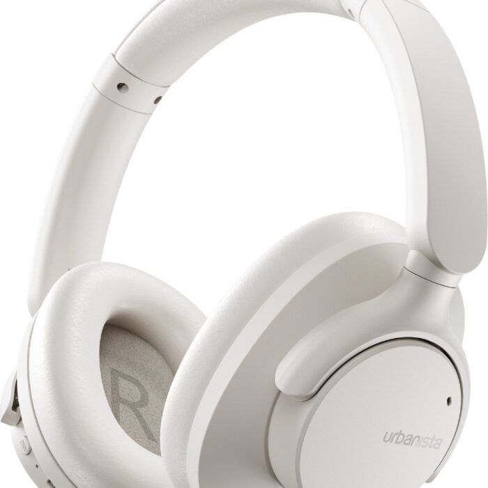 Urbanista Valencia - Draadloze Over-Ear Koptelefoon - Active Noise Cancelling - 50 Uur Speeltijd - Opvouwbaar - Lichtgewicht - Wit